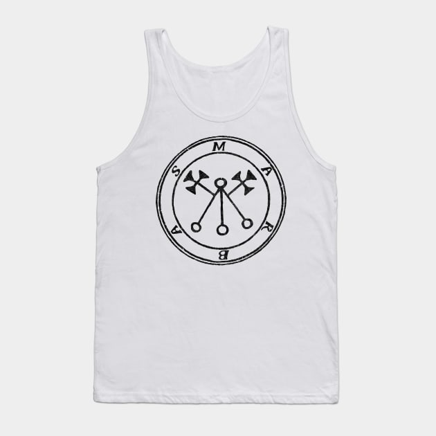 The Seal Of Marbas - Original Faded Design Tank Top by CultOfRomance